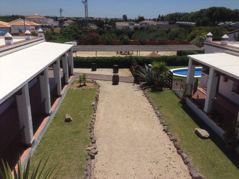 Hacienda Puerto Conil Apartment โกนิล เด ลาฟรอนเตรา ภายนอก รูปภาพ